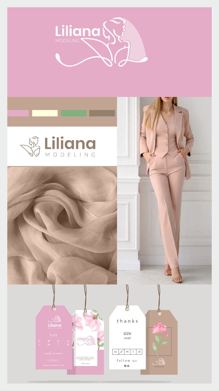 Liliana fashion brand identity